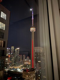 View of CN Tower from Room.