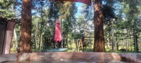 View from the hot tub