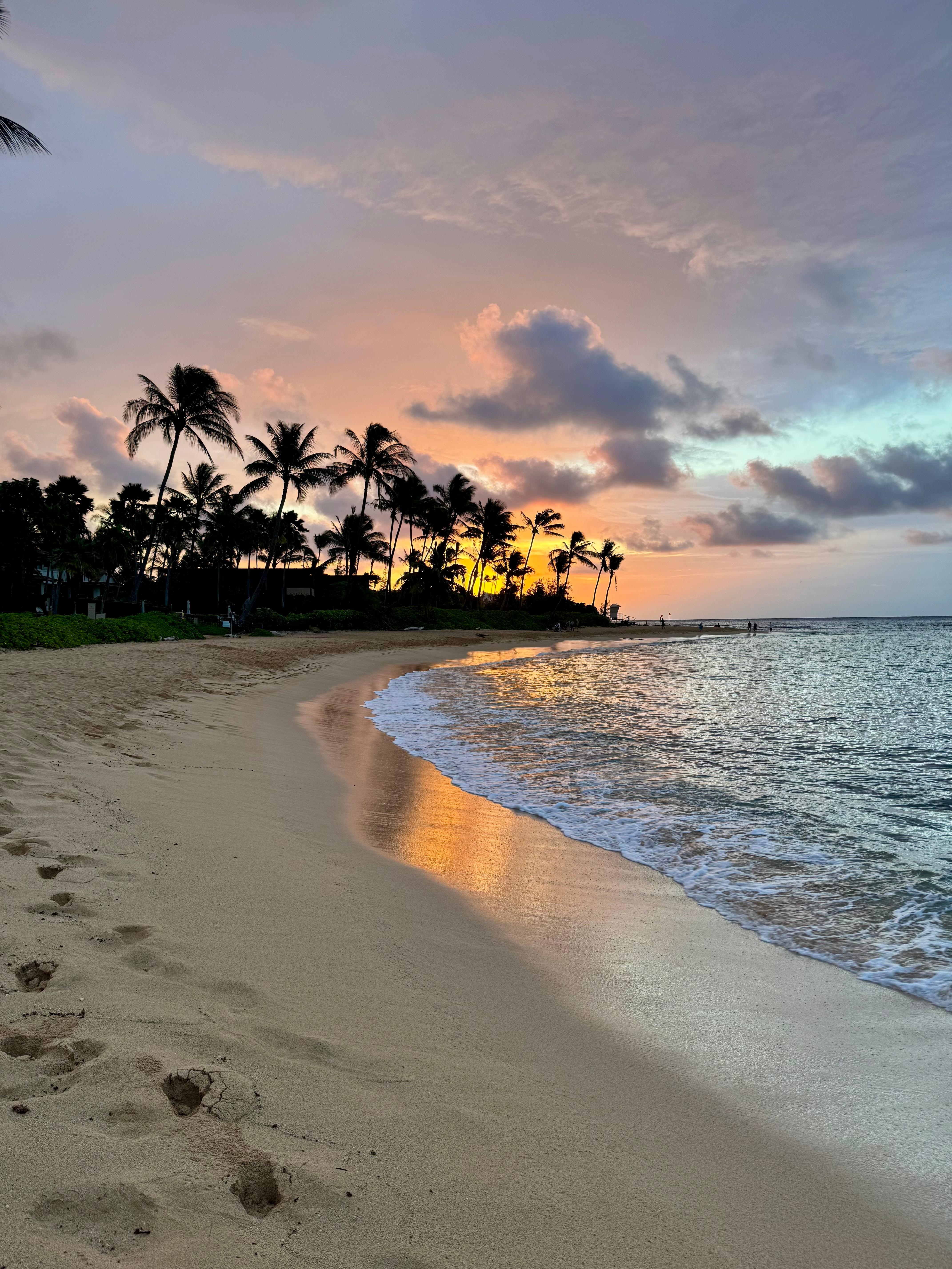 Poipu beach outside the house 