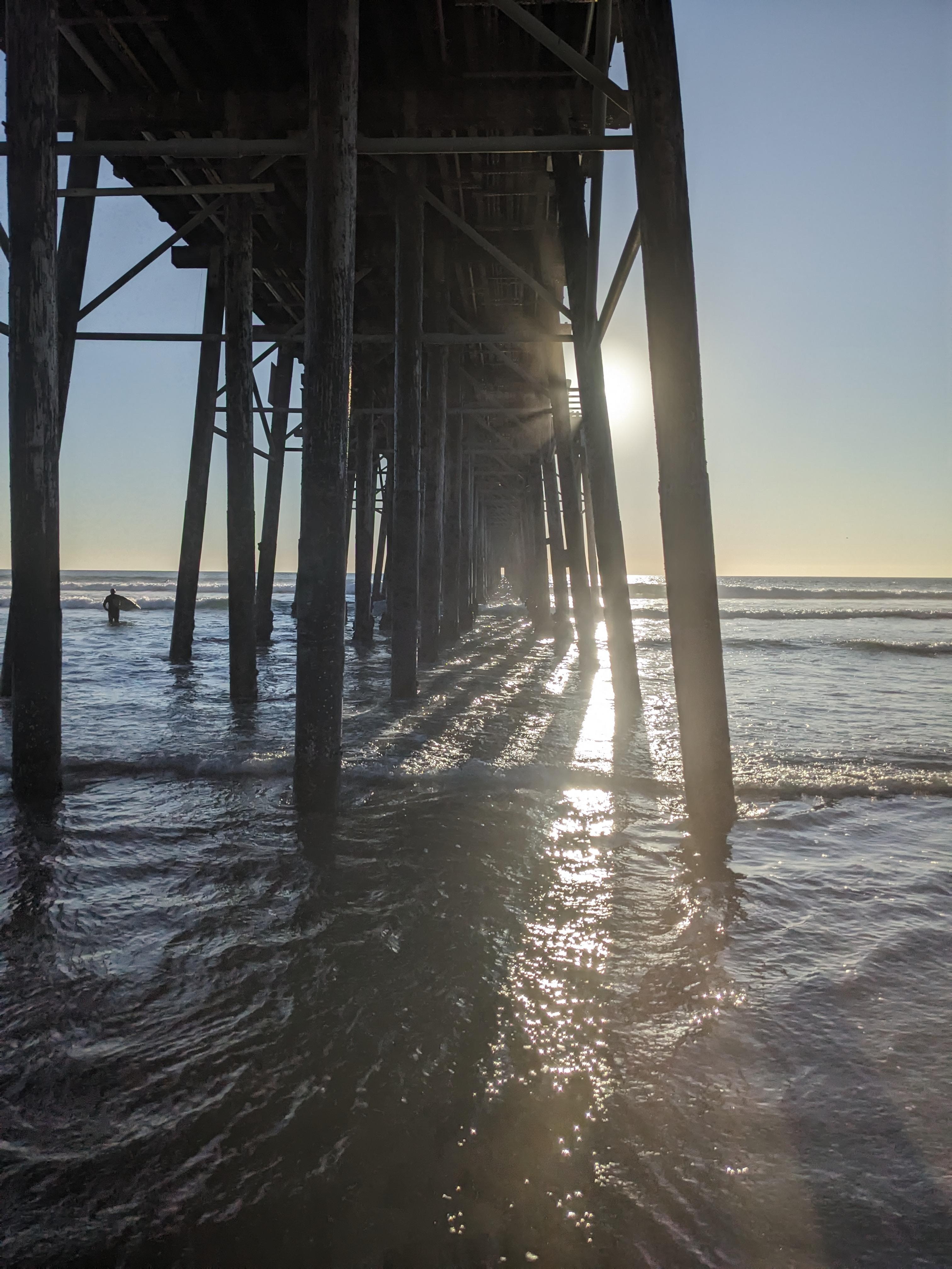 A lovely 1 mile walk to the pier