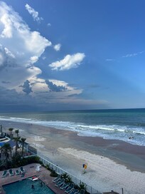 The oceanfront view is amazing