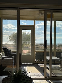 Porch off living area