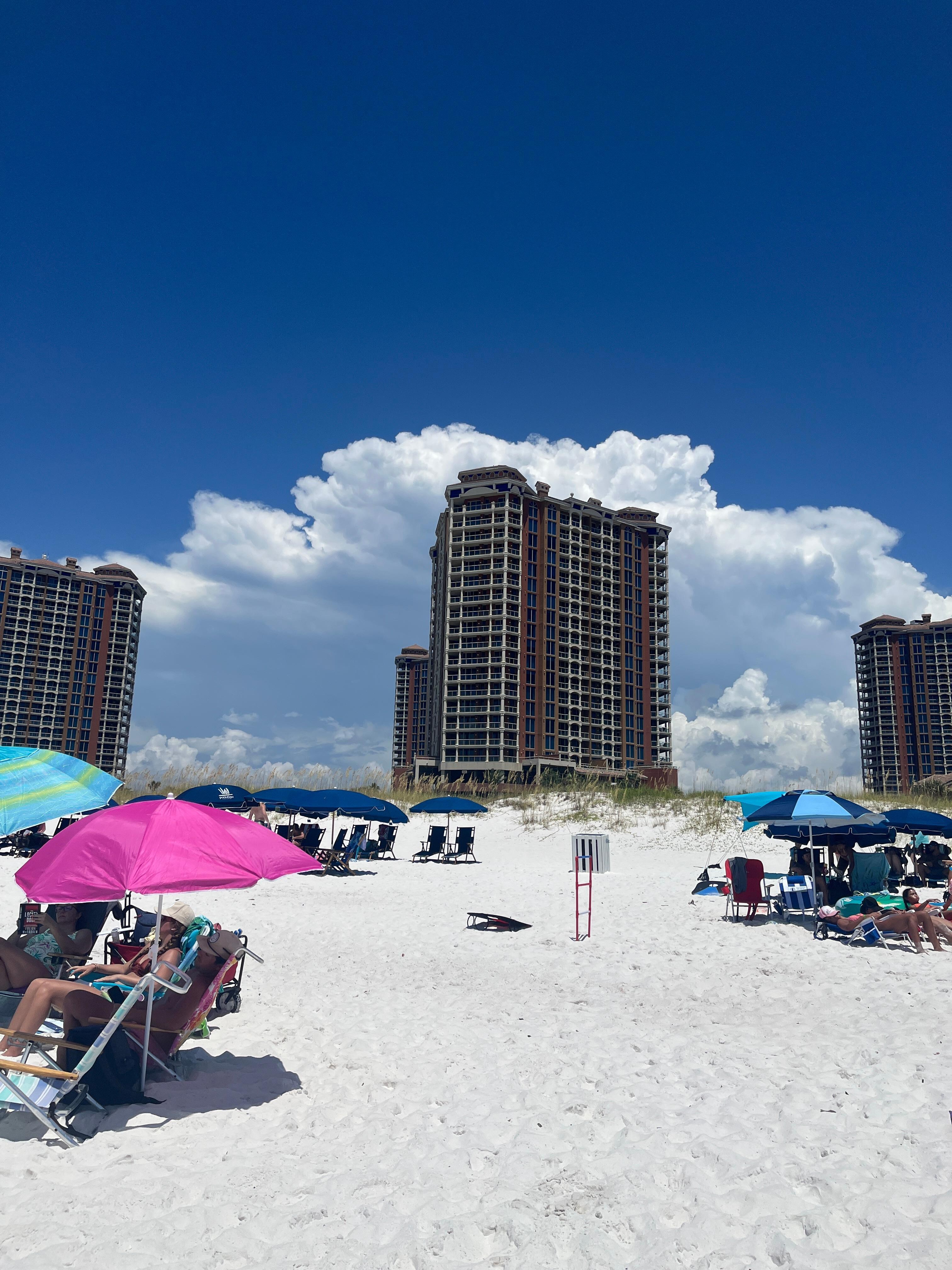 Tower 1 from the beach