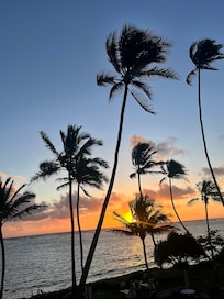 Sunrise from room patio.