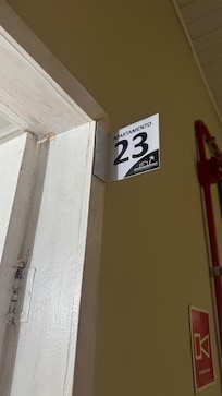 Indicação dos quartos