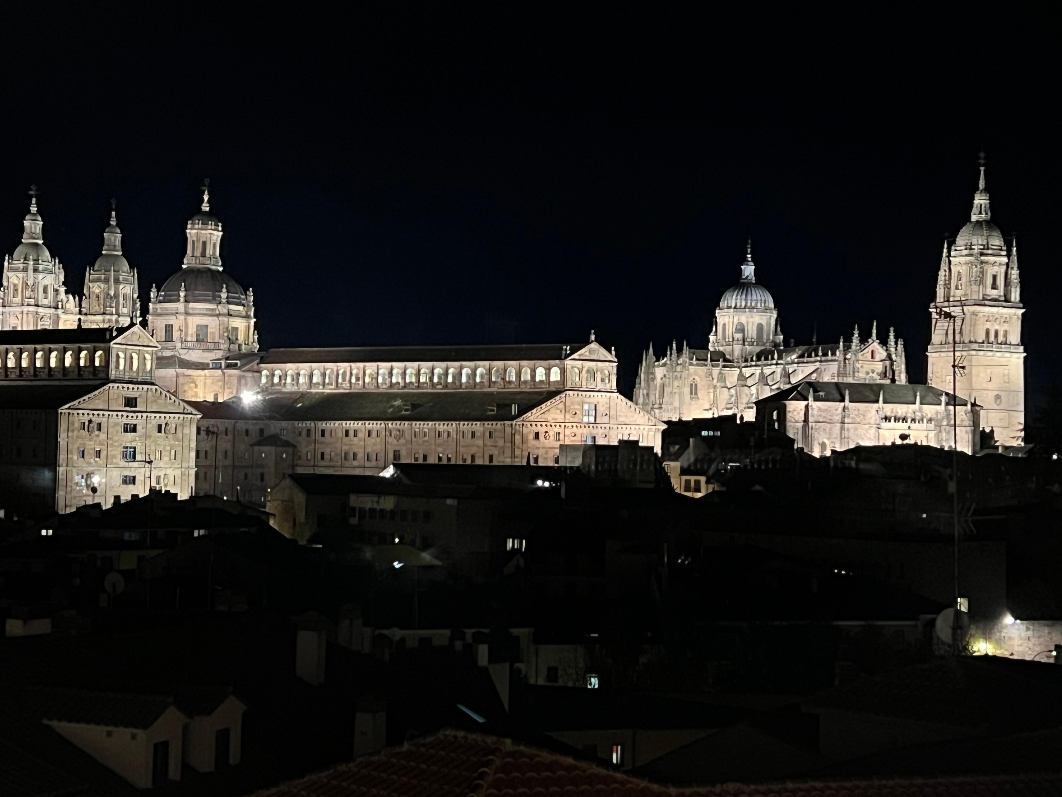Nightime View from the 3rd floor landing at the hotel