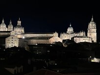 Nightime View from the 3rd floor landing at the hotel