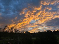 Sunrise from the front porch