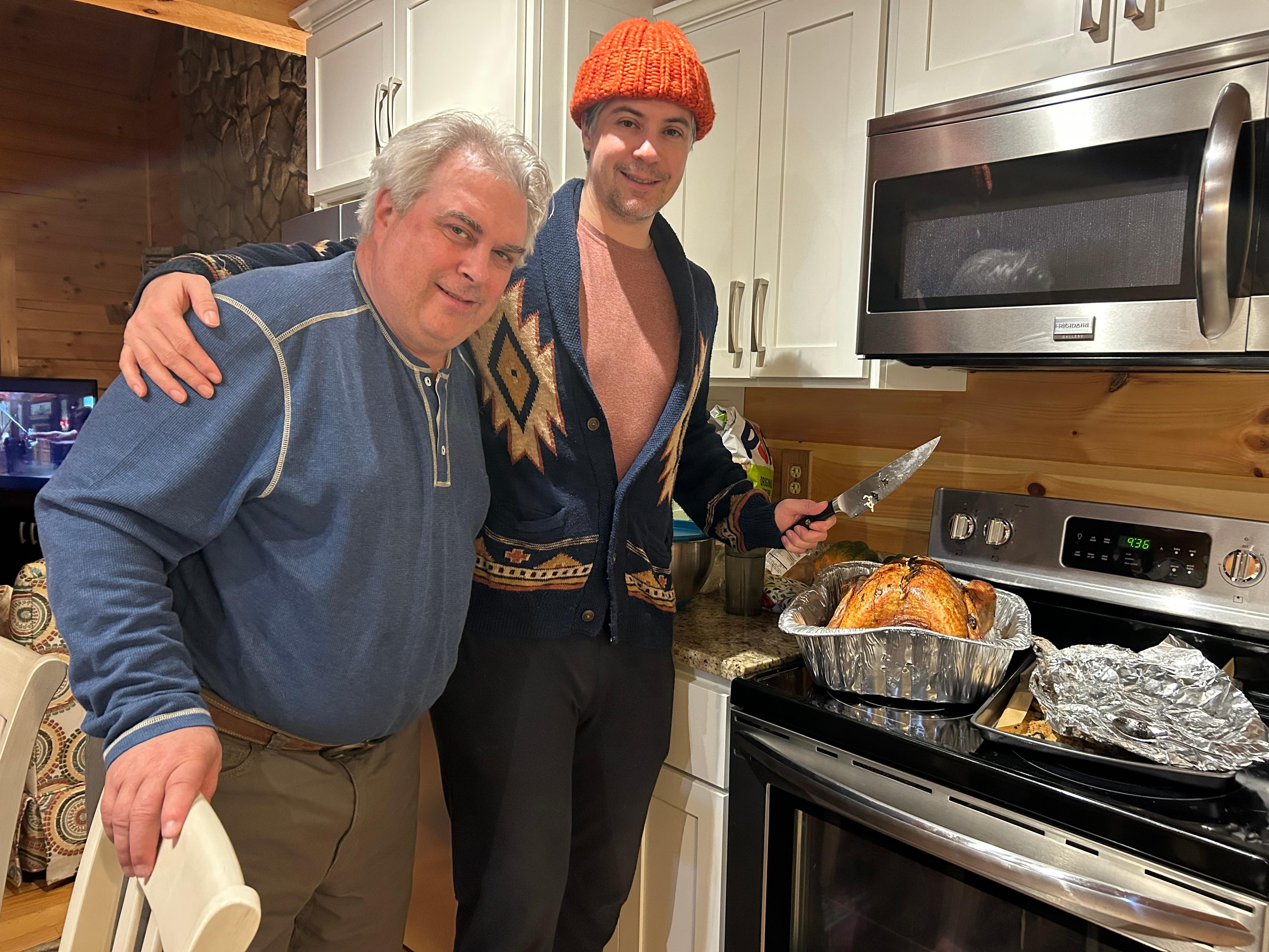 Nice kitchen where we prepared our Thanksgiving dinner!