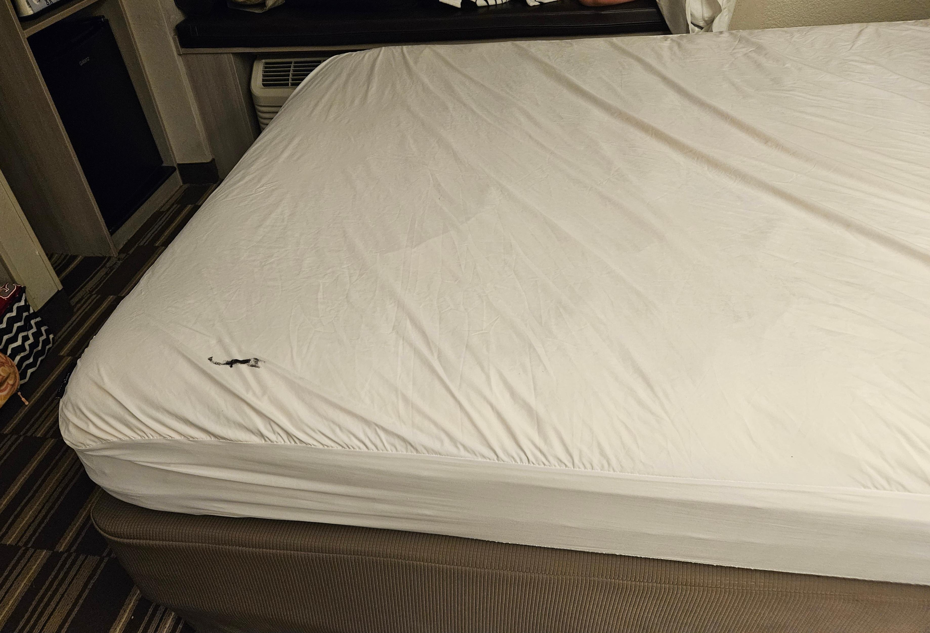 Make up all over the sheets