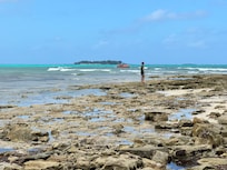 Beach closest to house - very rocky, little sand