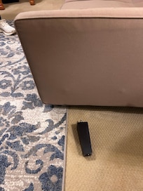 Broken leg on one futon - unusable