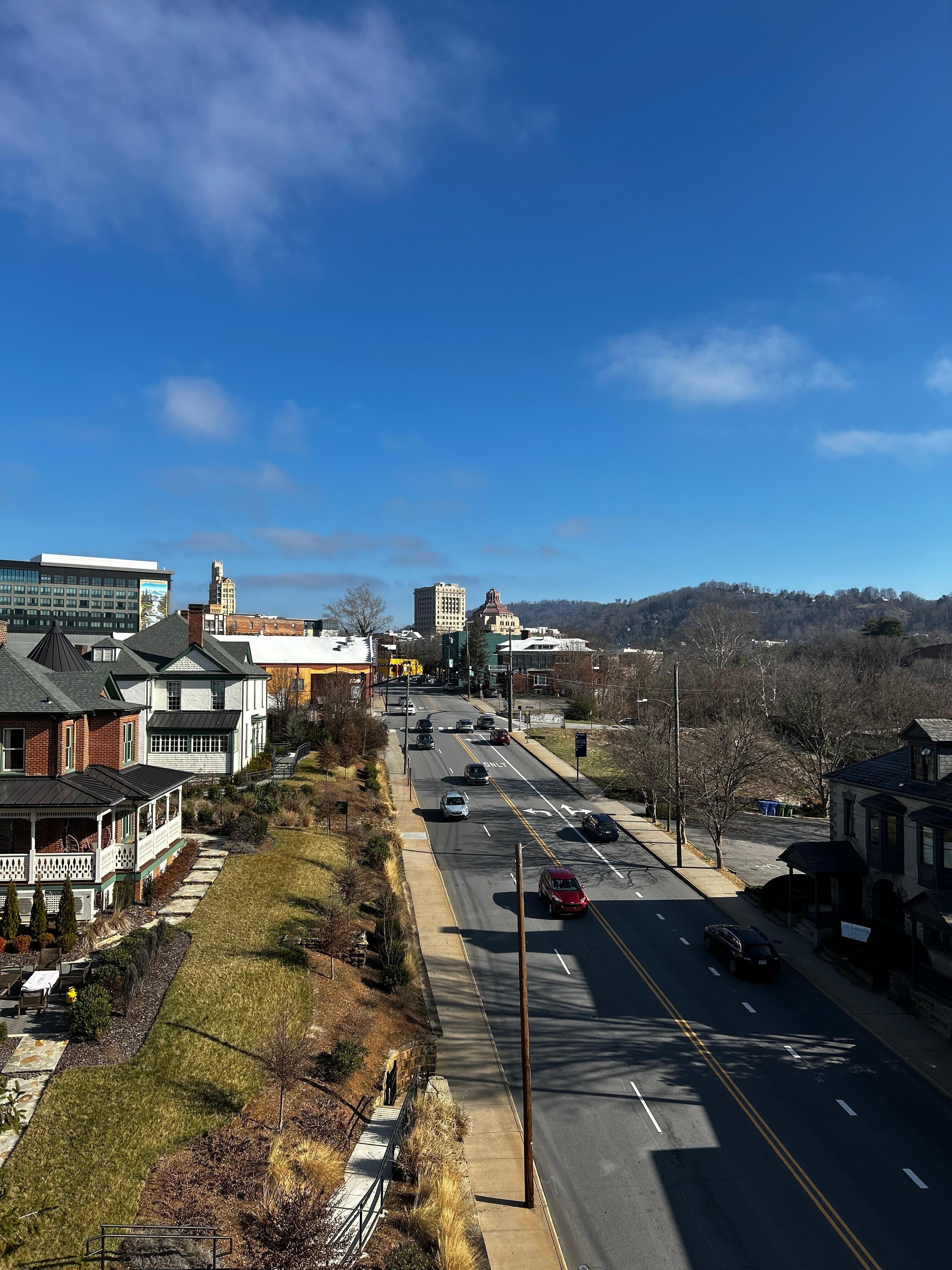 View towards downtown 