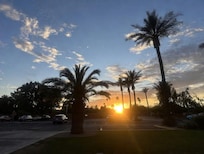 Sunset from the parking lot