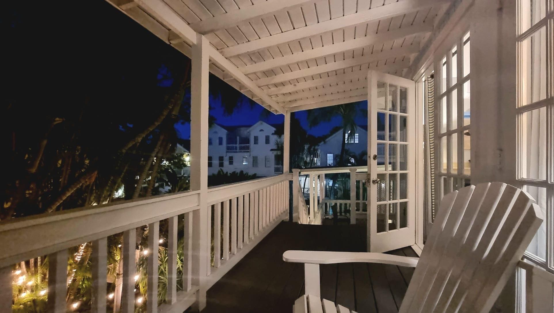 Chilling on the terrace