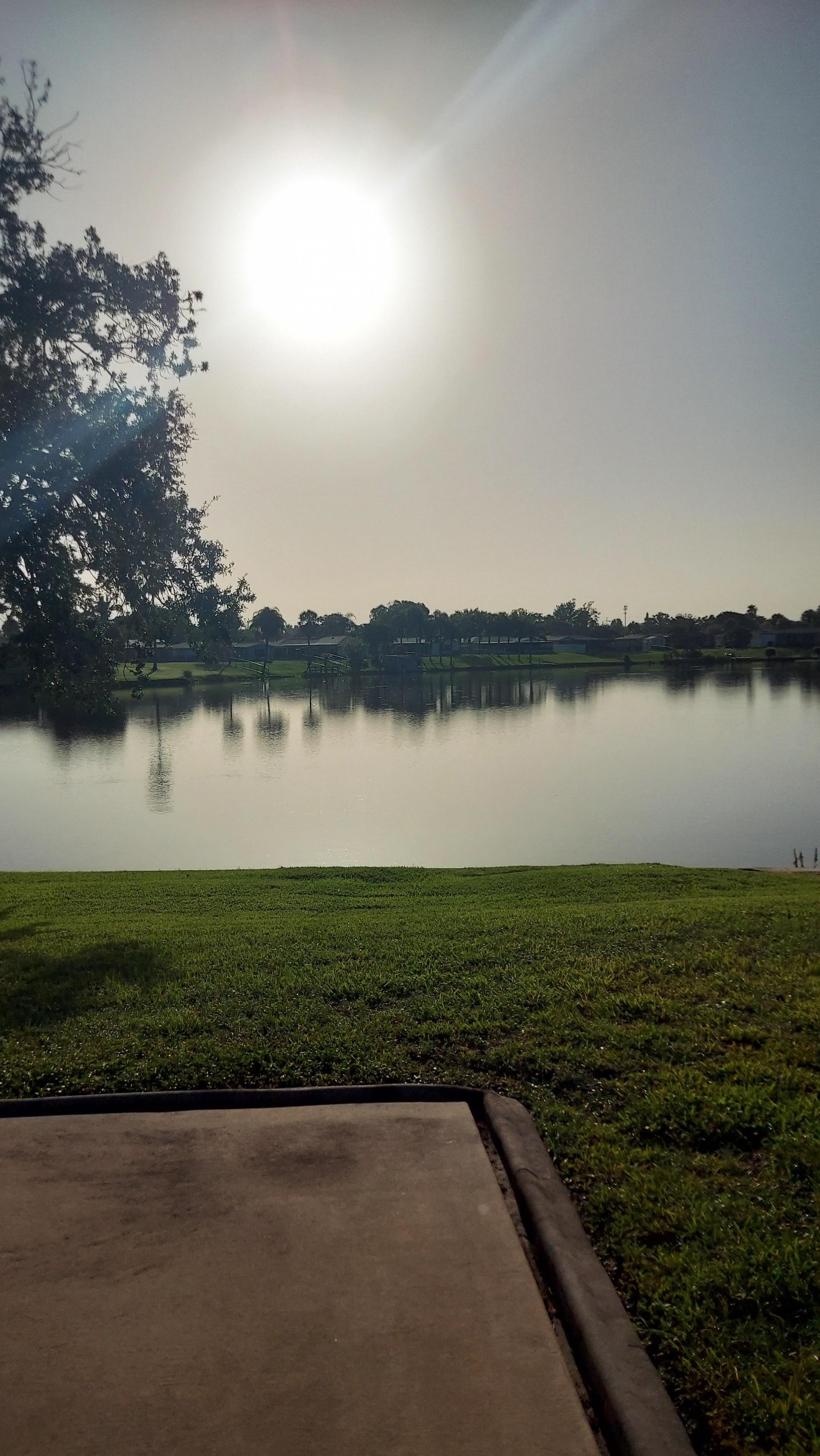 Sunrise over Lake Christina
