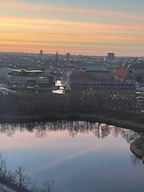Vista do quarto no 19º andar
