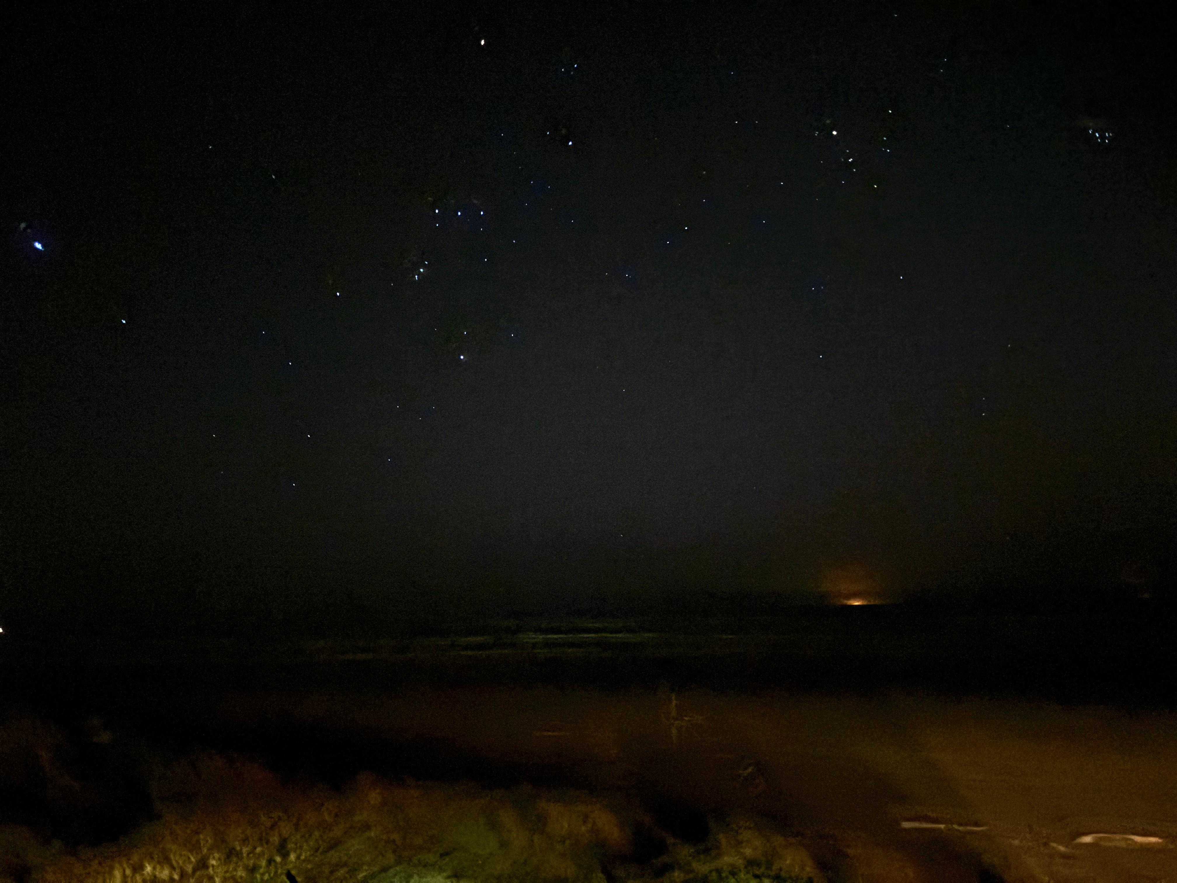 Night sky. Amazing. This doesn’t do it justice
