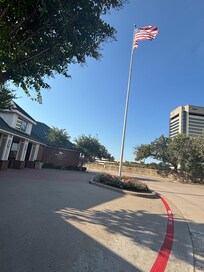 Outside hotel 🏨