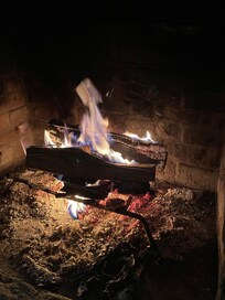 Fireplace, Cabin 1