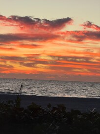 Sunset picture taken from patio thatâs OK thank you. Appreciate it. Thank you.