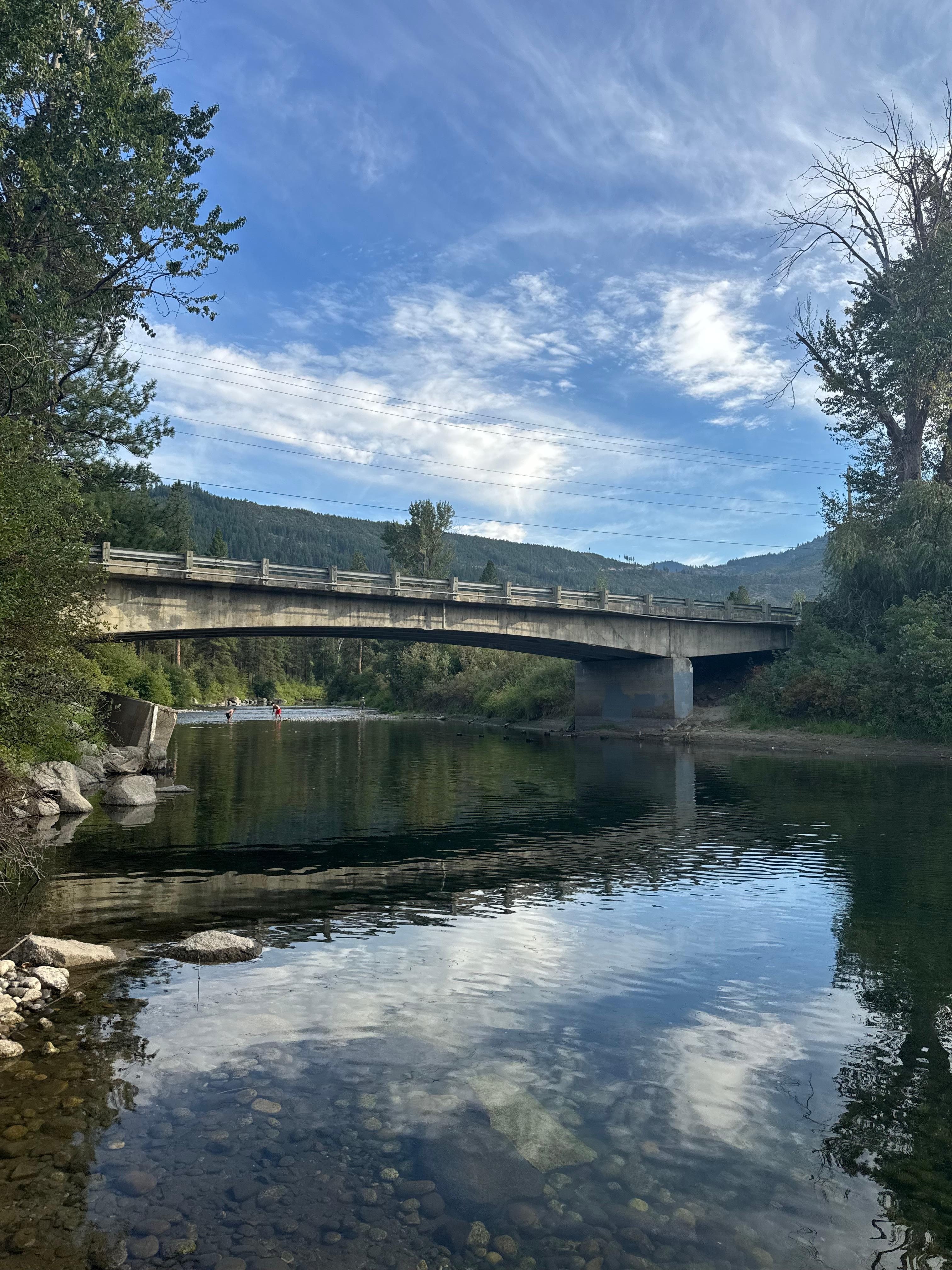 River down the street 