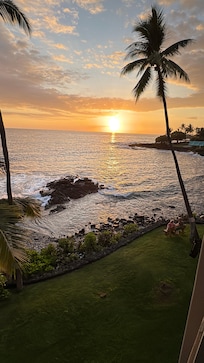 Beautiful sunset from the balcony!