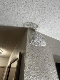 Broken smoke alarm
