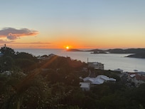 Sunset from the porch.