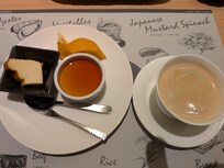 夕食のデザート