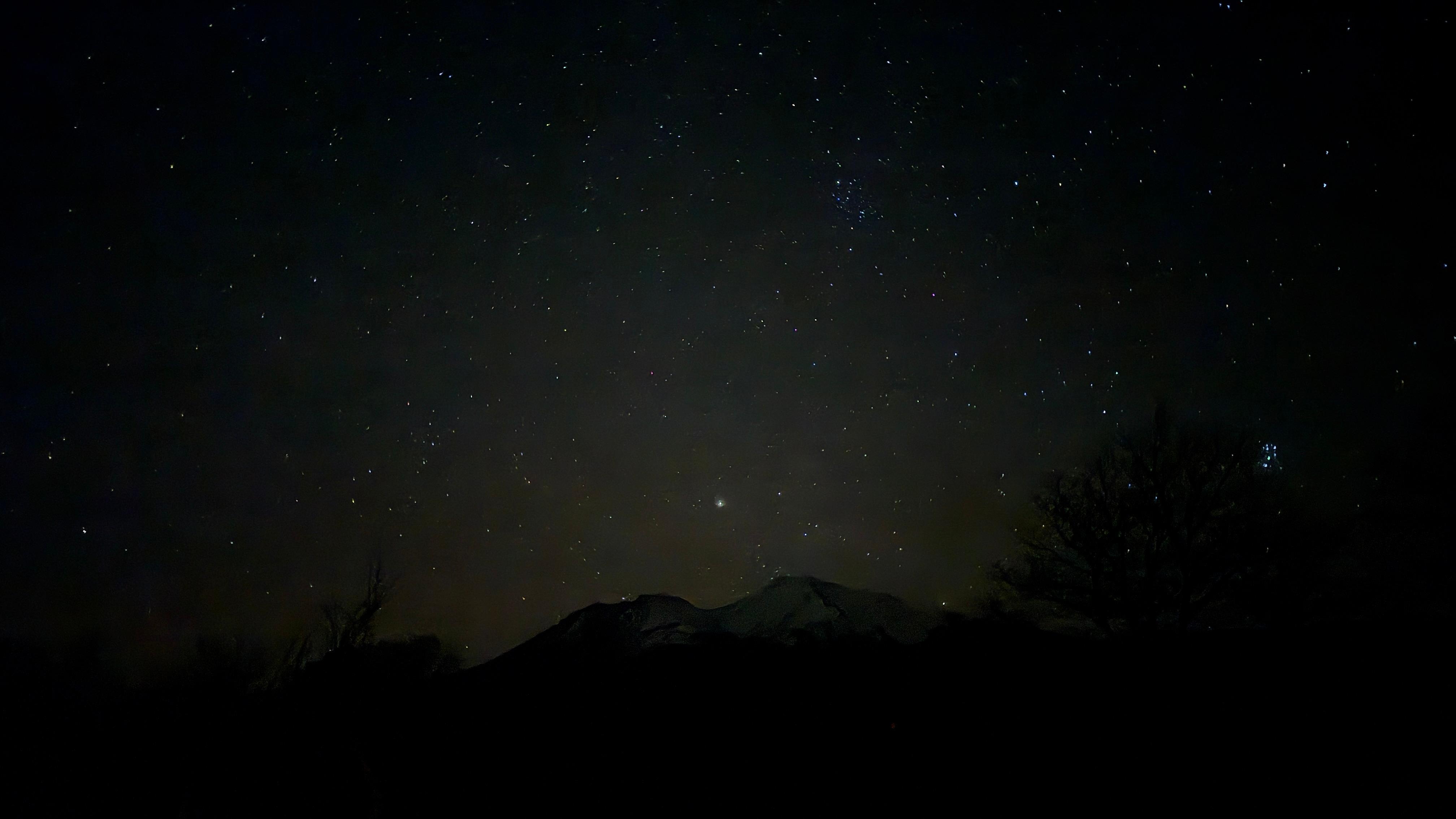 Night sky from the back porch 
