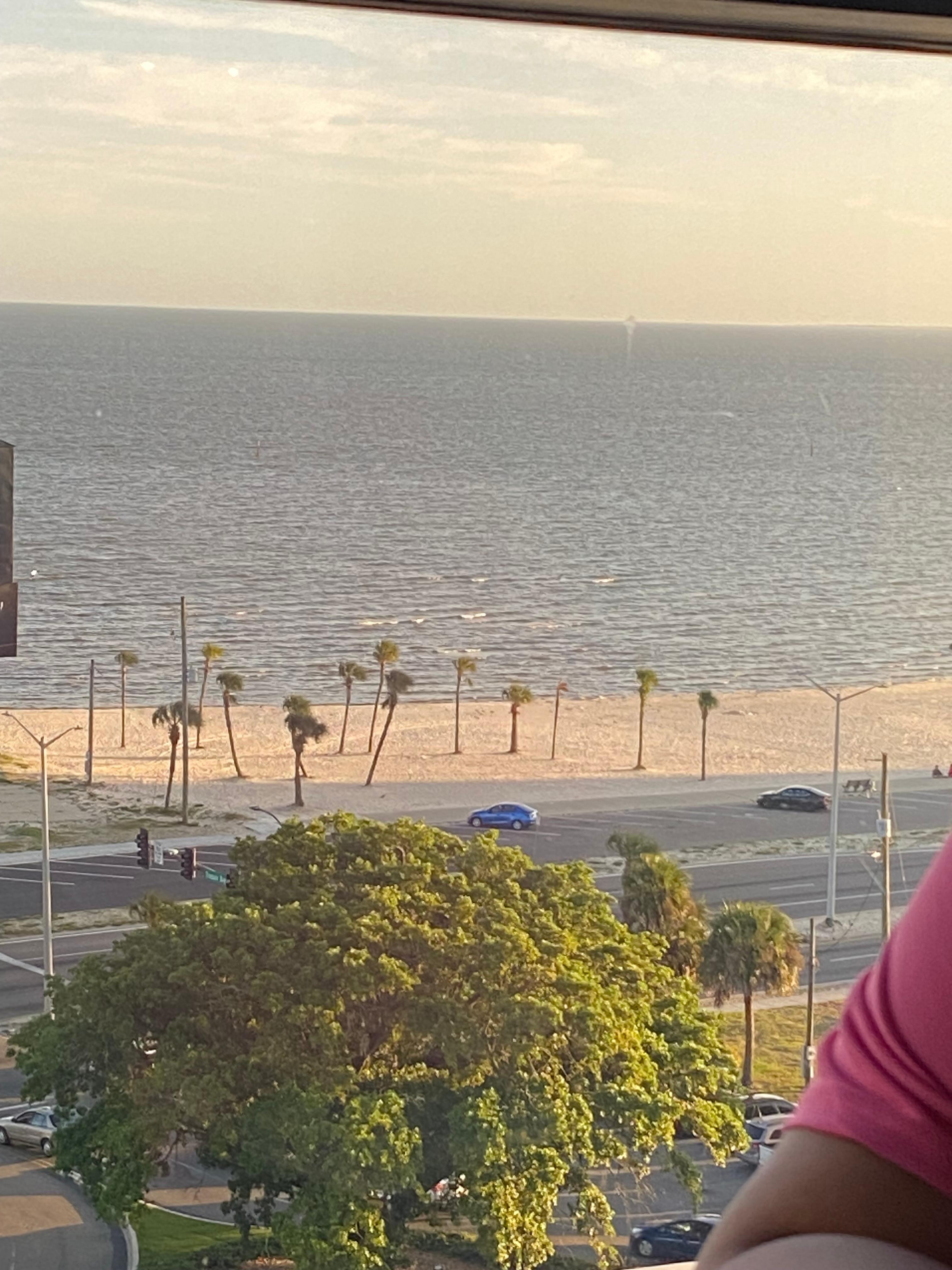 My view of the Gulf, was breathtaking each morning. 