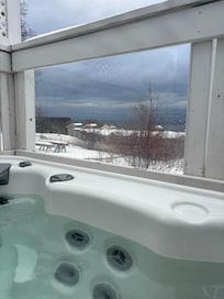 View from hot tub