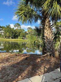 Lake view from patio
