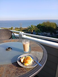 View from chair on balcony