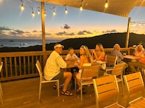 Dinner… amazing view