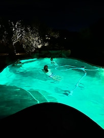 Swimming at night