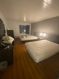 Beds not fixed, this is how the room was when I opened the door.