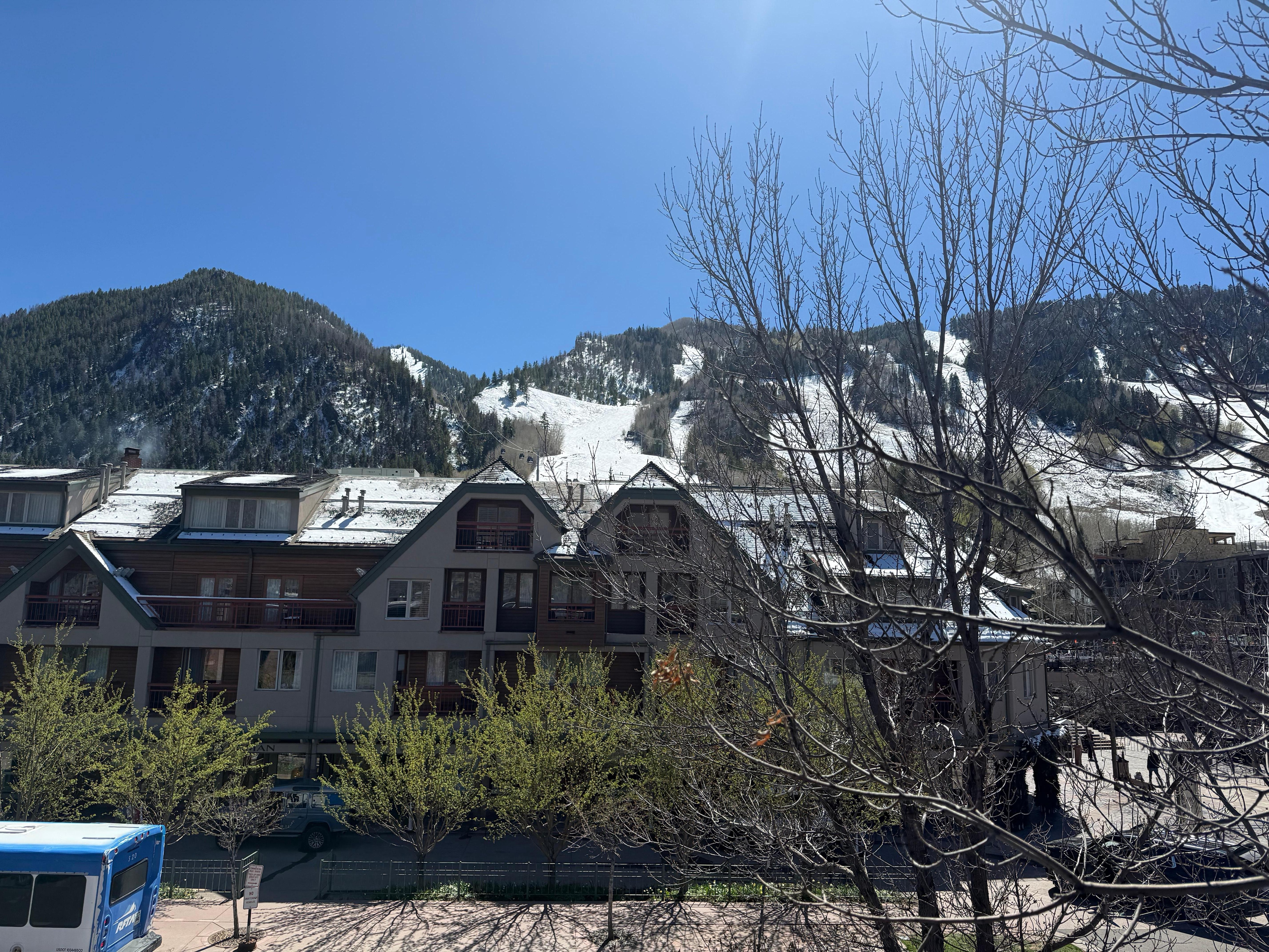 View from our balcony
