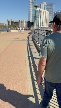 Bridge. Over Colorado. Lady Bird Lake