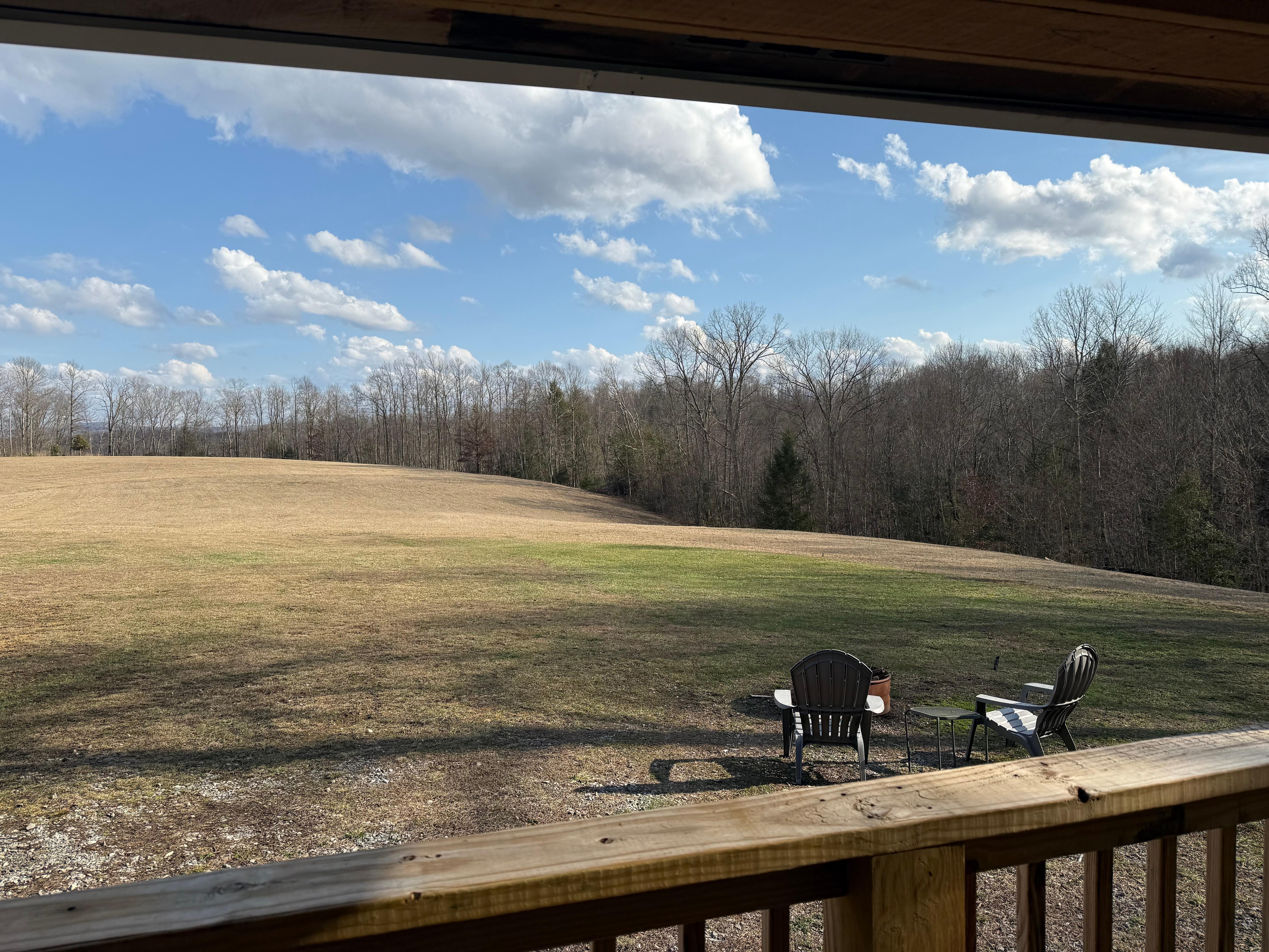 The view from the front porch 