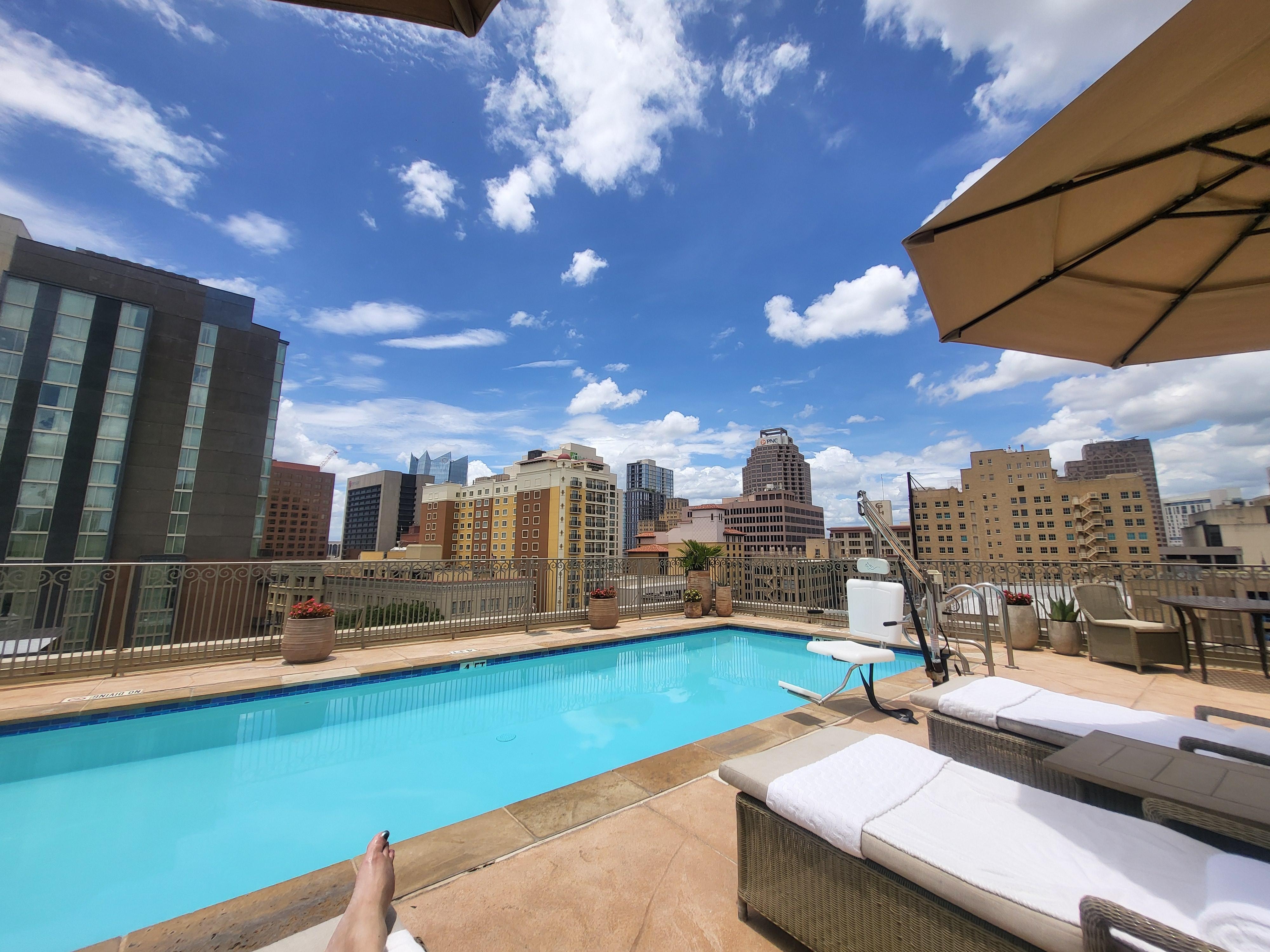 Rooftop pool