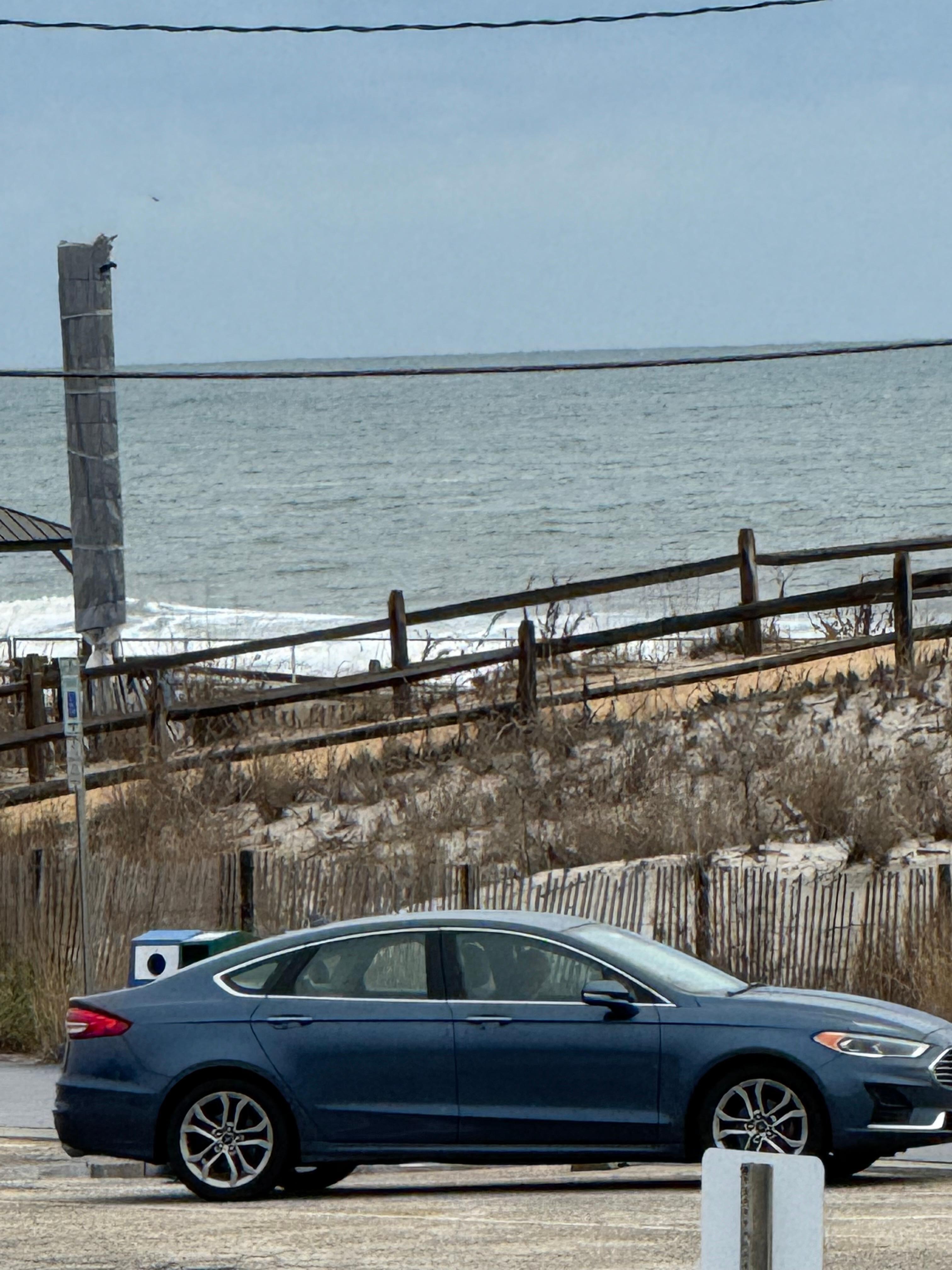 The beach is right across the street and they have access passes to it. Awesome.
