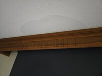 Where it was raining inside the room for two days after it stopped raining outside