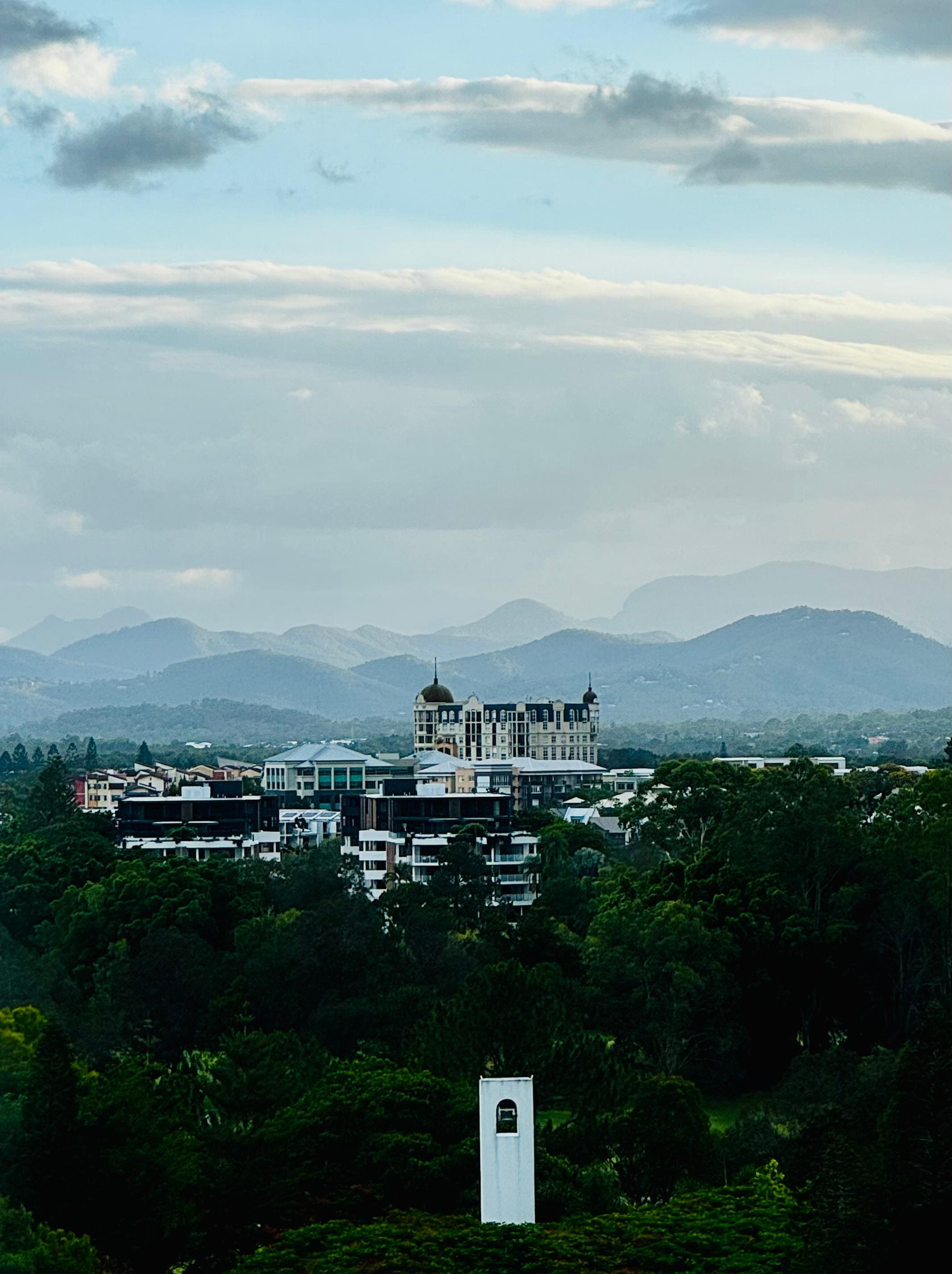 View from a mountain view on Level 9