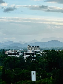 View from a mountain view on Level 9