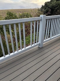 missing rungs and broken rungs on the back deck