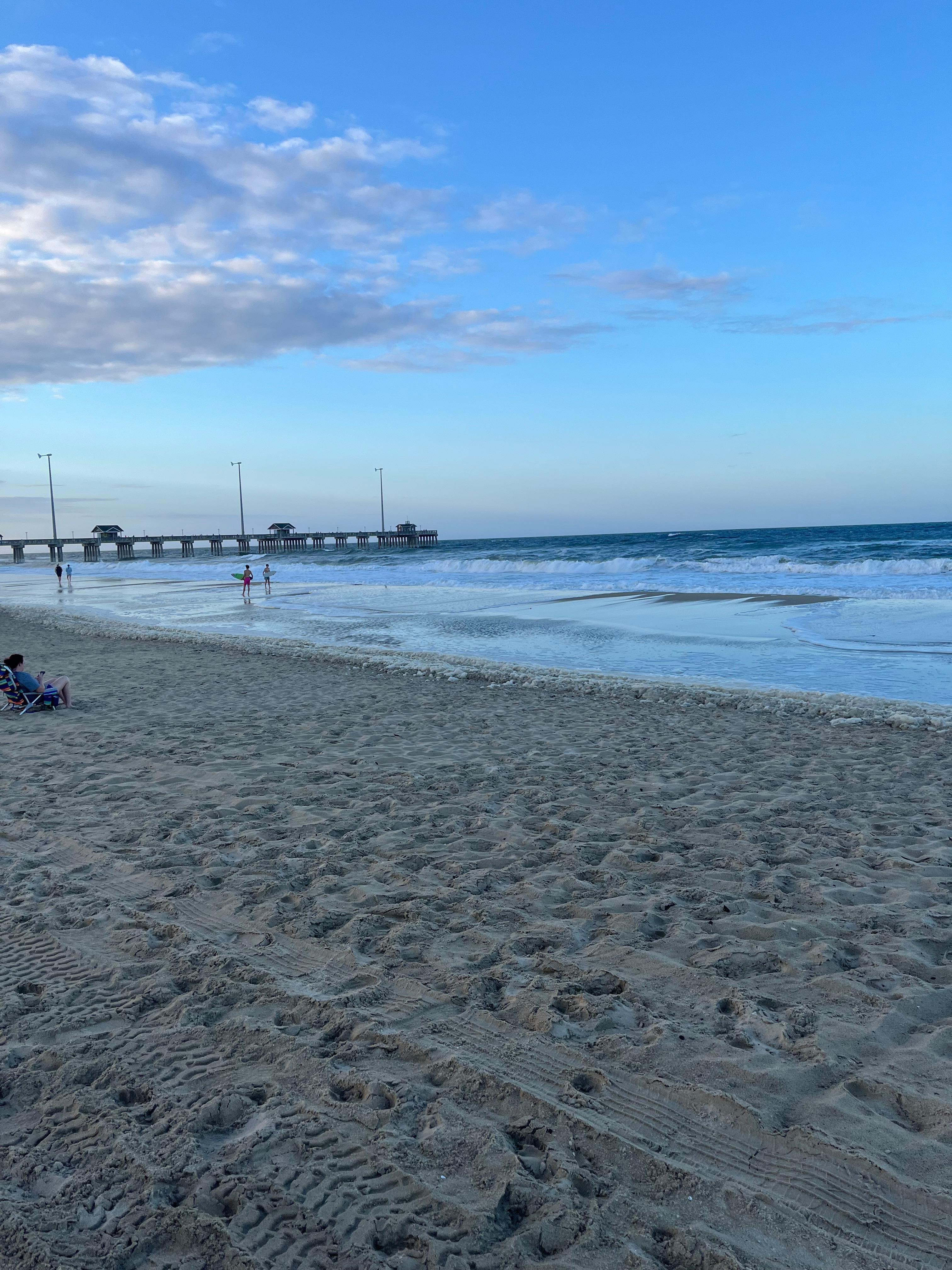 Beach by motel real nice not crowed