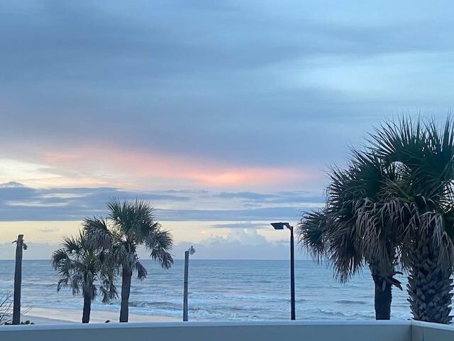 sunset view from our room