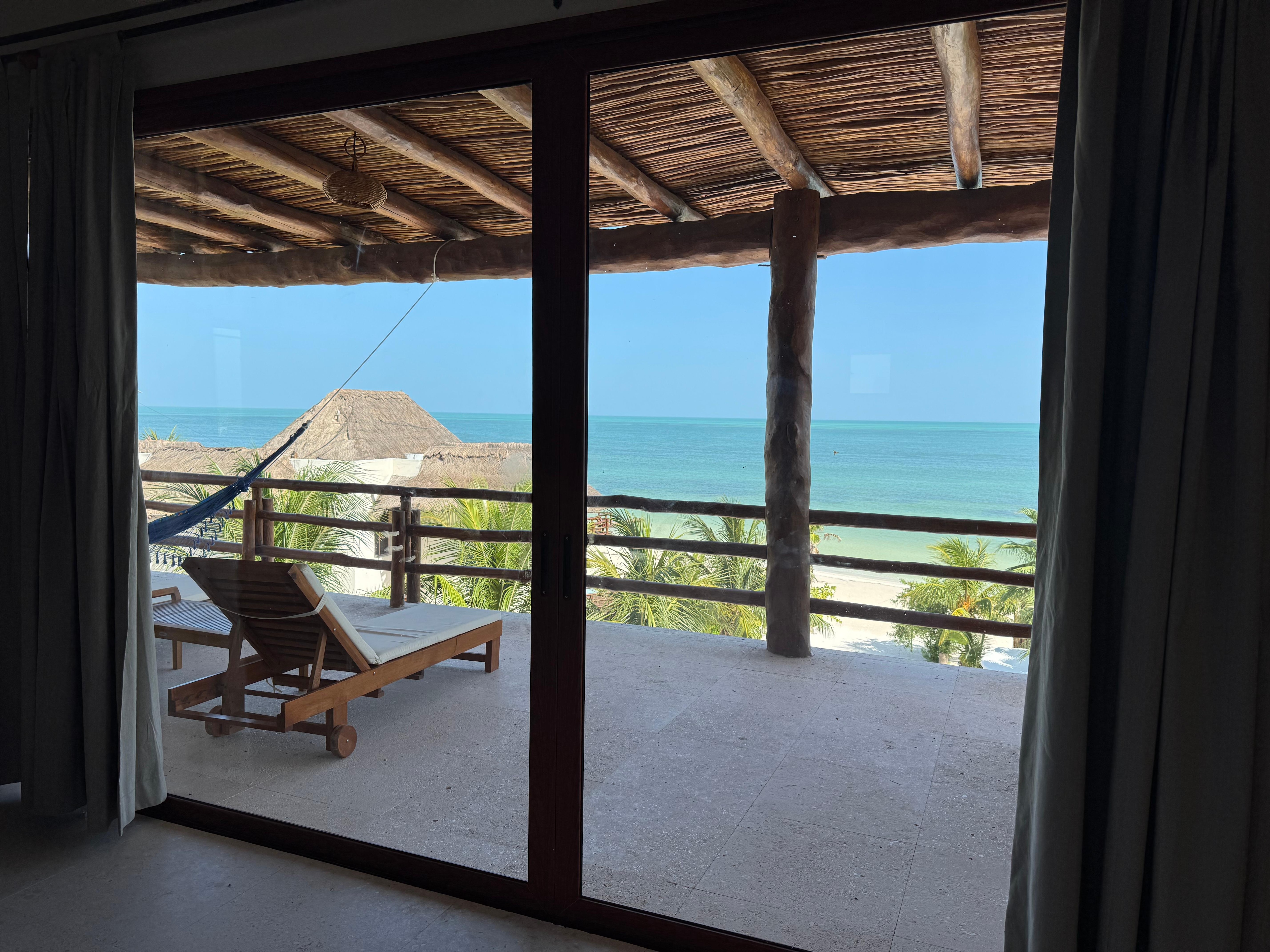 View from the bed